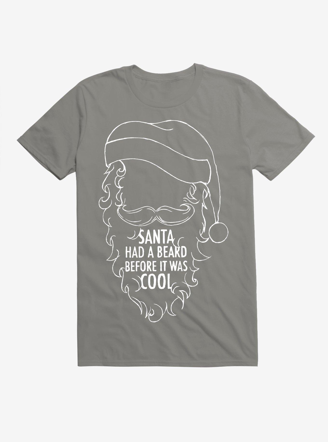 Santa Beard T-Shirt, STORM GREY, hi-res