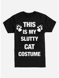 Slutty Cat Costume T-Shirt, BLACK, hi-res