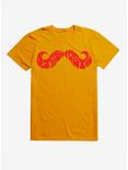 Stashtastic Mustache T-Shirt, GOLD, hi-res