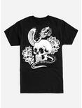 Skull Snake T-Shirt, BLACK, hi-res