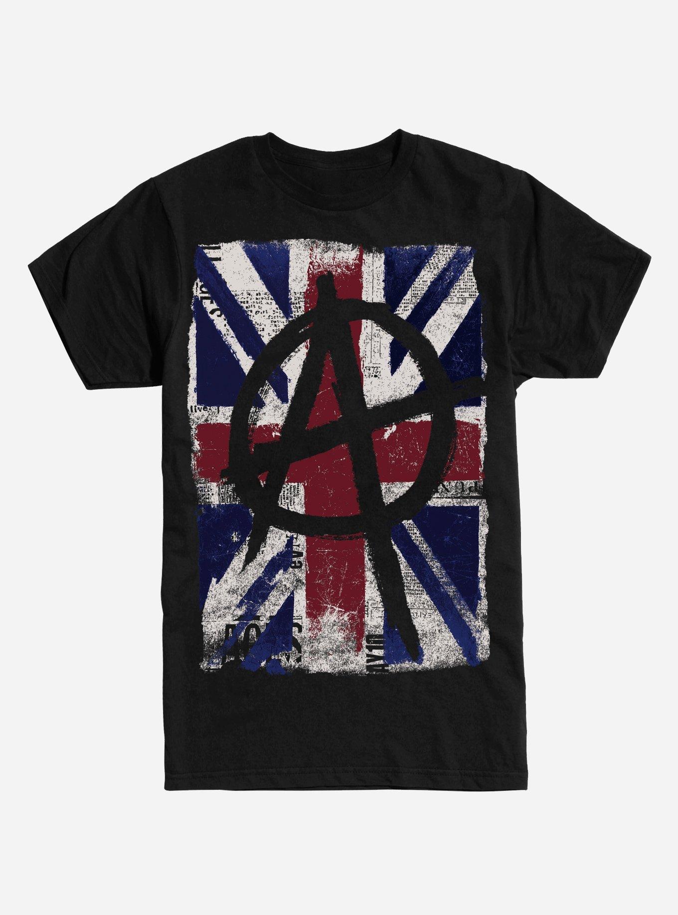 UK Flag Anarchy T-Shirt, , hi-res