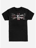 UK Skull Flag T-Shirt, BLACK, hi-res