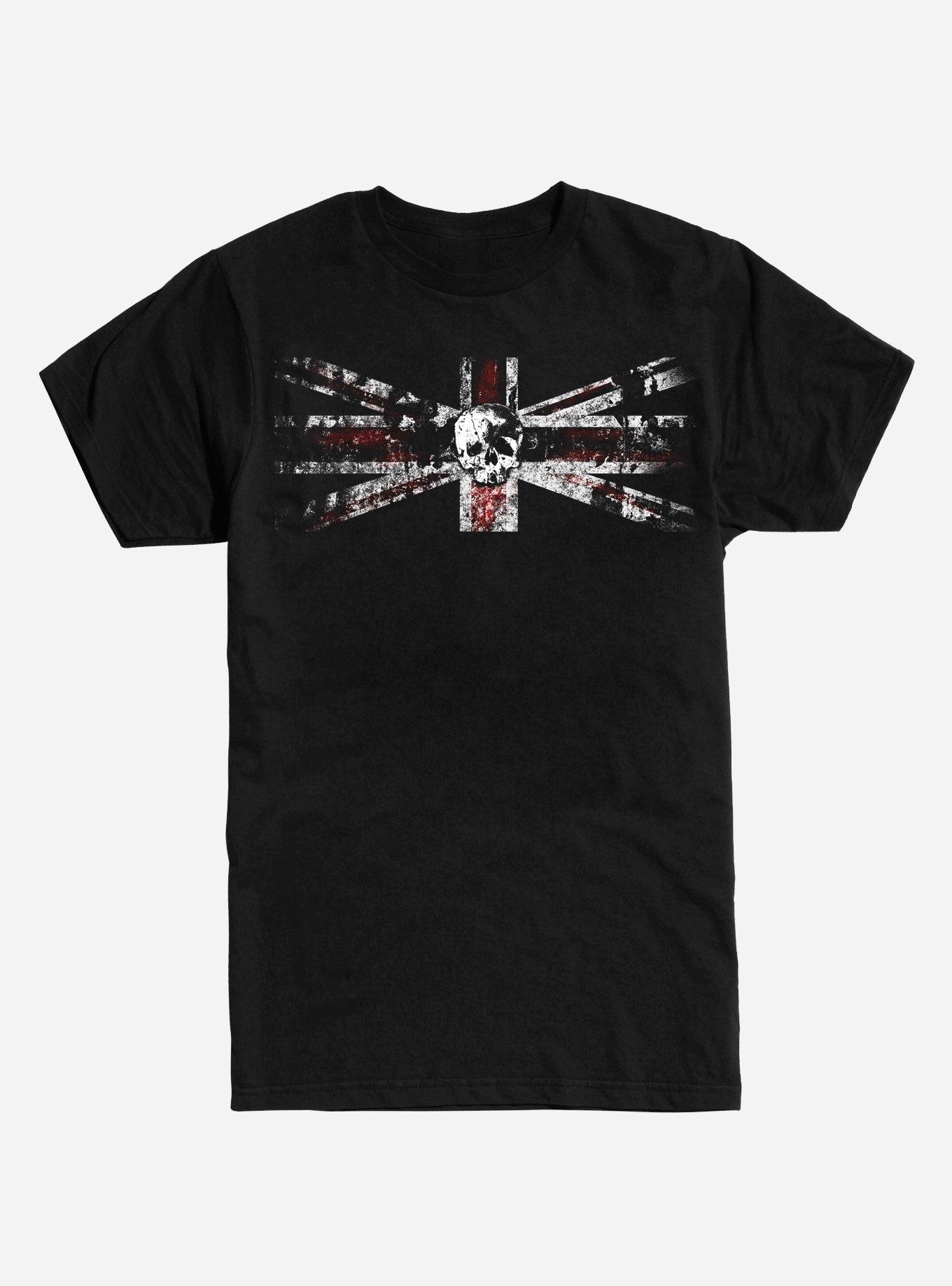 UK Skull Flag T-Shirt, , hi-res