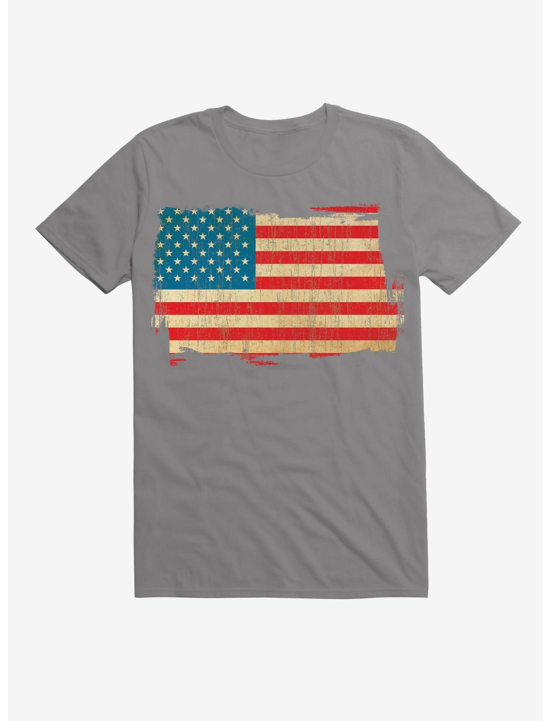 Flag of United States T-Shirt, HEATHER GREY, hi-res