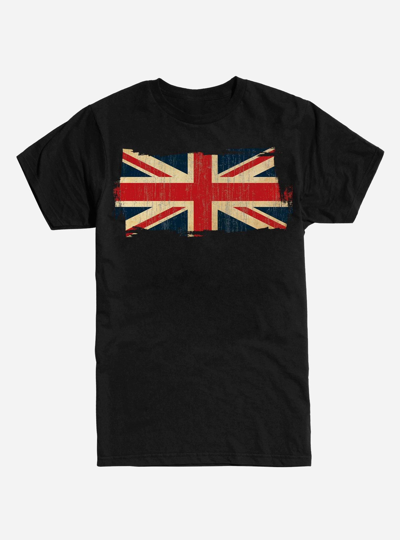 Flag of United Kingdom T-Shirt, BLACK, hi-res