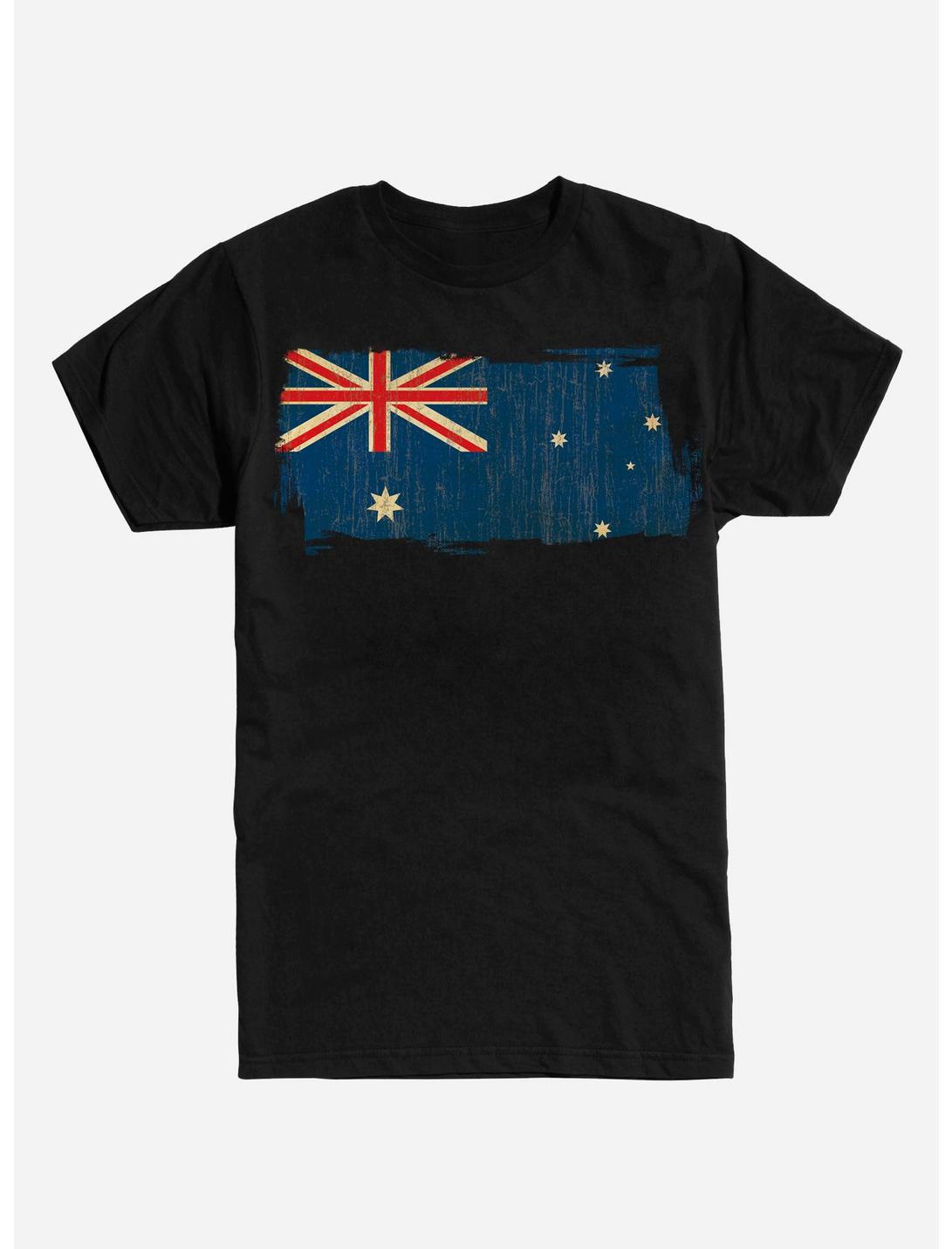 Flag of Australia T-Shirt, BLACK, hi-res