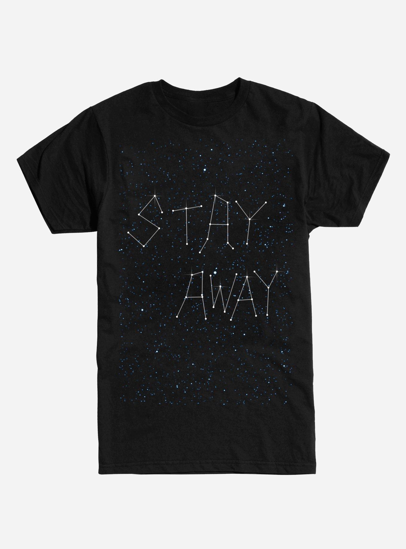 Stay Away Constellation T-Shirt, BLACK, hi-res