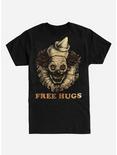 Free Hugs Clown T-Shirt, BLACK, hi-res
