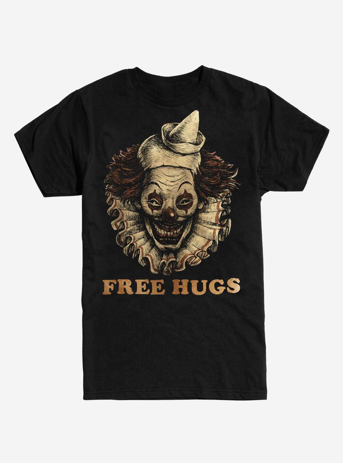 Free Hugs Clown T-Shirt, , hi-res