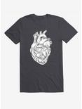 Human Heart T-Shirt, SMOKE, hi-res