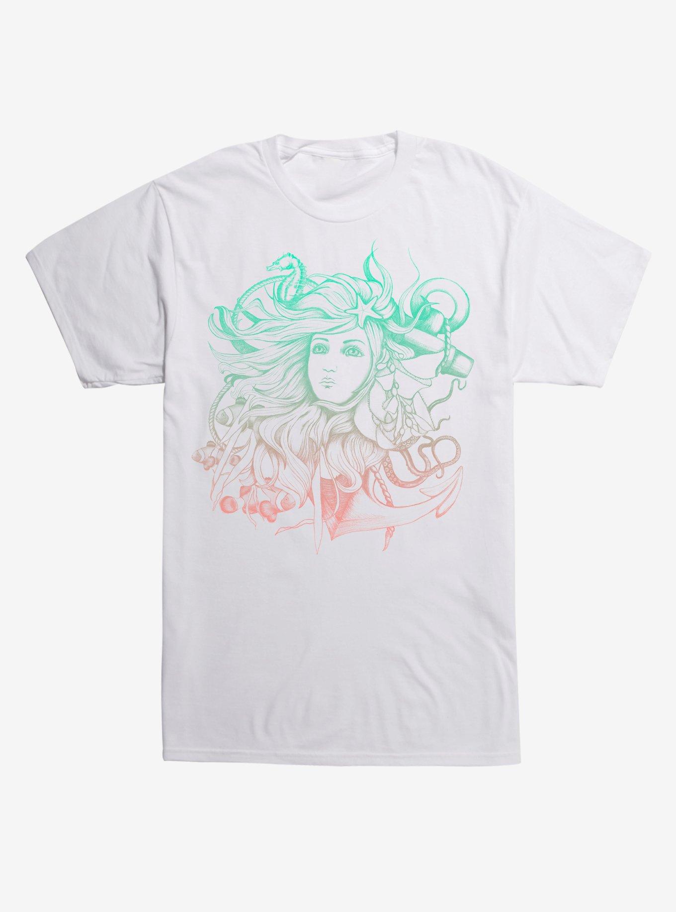 Mermaid Sketch T-Shirt