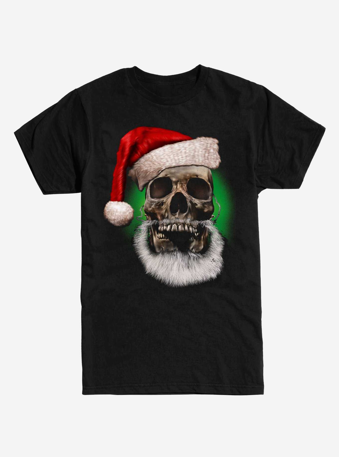 Santa Skull T-Shirt, , hi-res
