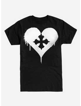 Heart Cross T-Shirt, , hi-res
