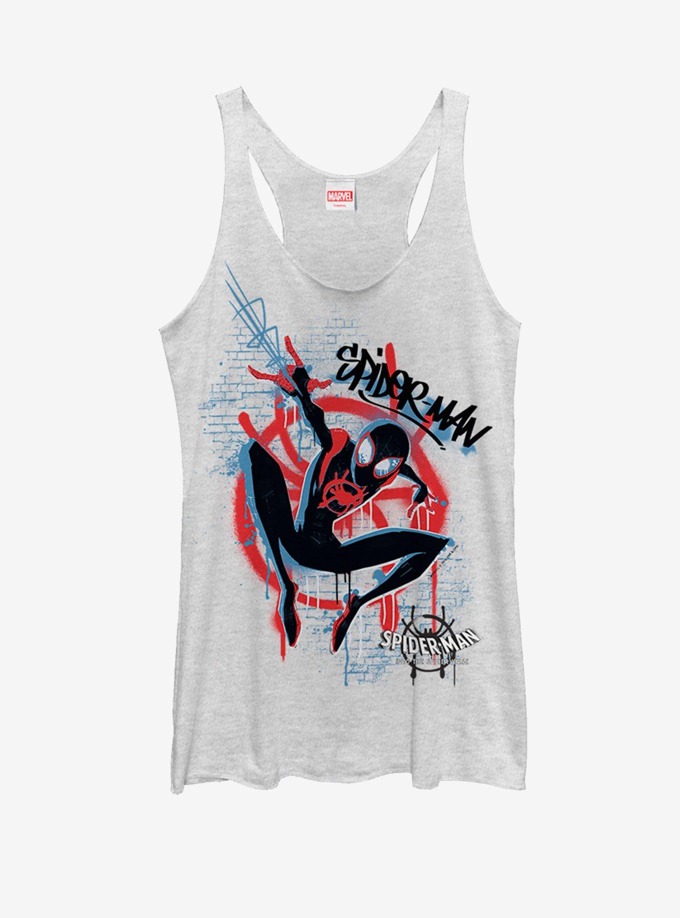 Marvel Spider-Man: Into the Spider-Verse Graffiti Spider Womens Tank Top, , hi-res