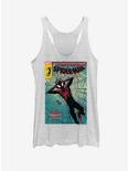 Marvel Spider-Man: Into the Spider-Verse Music Time Womens Tank Top, WHITE HTR, hi-res