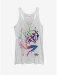 Marvel Spider-Man: Into the Spider-Verse Water Spidey Womens Tank Top, WHITE HTR, hi-res
