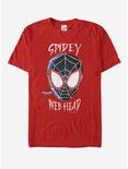 Marvel Spider-Man: Into the Spider-Verse Web Head T-Shirt, RED, hi-res