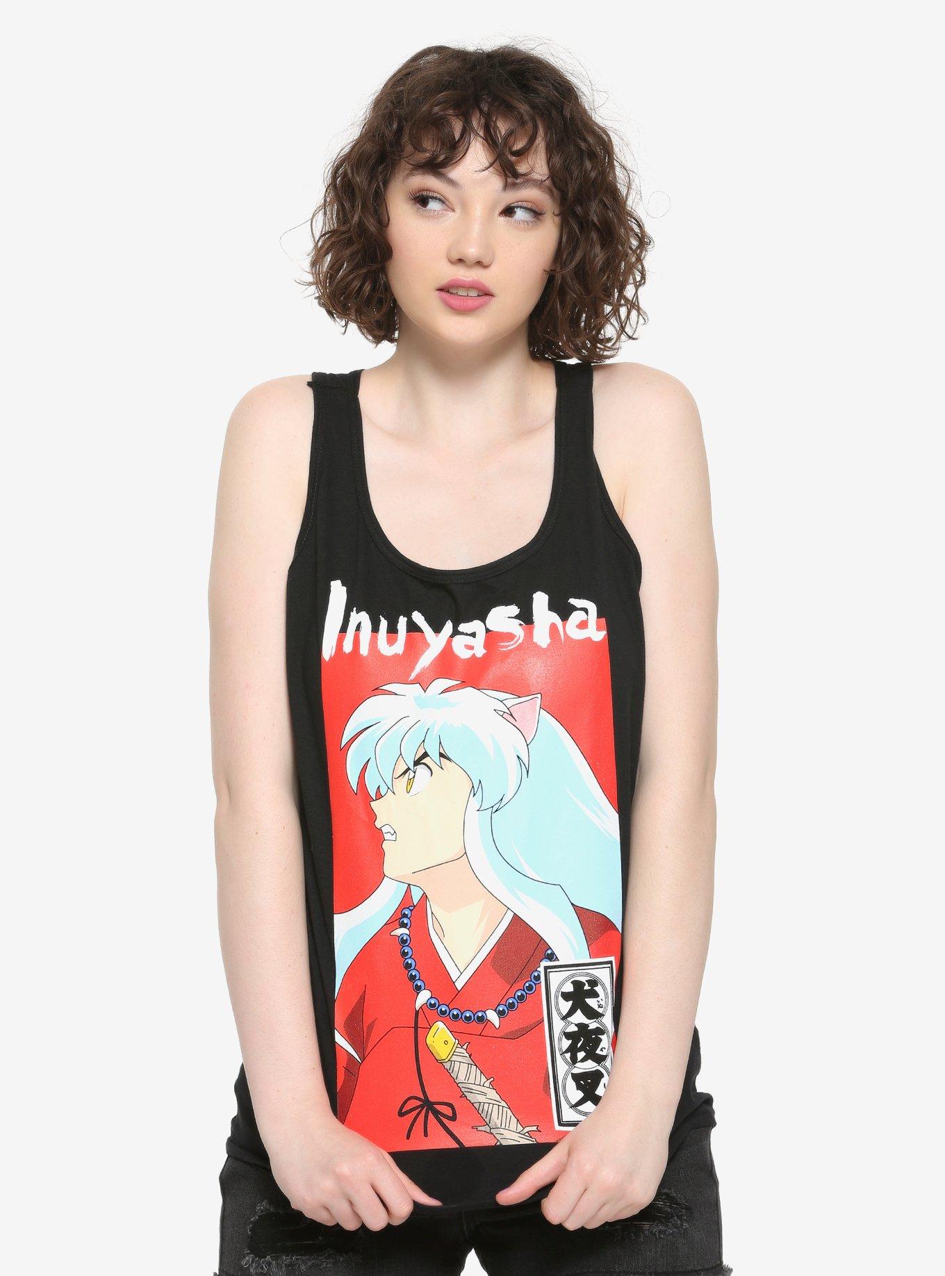 Inuyasha Look Girls Tank Top, RED, hi-res