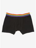 Rainbow Stripe Waistband Boxer Briefs, BLACK, hi-res