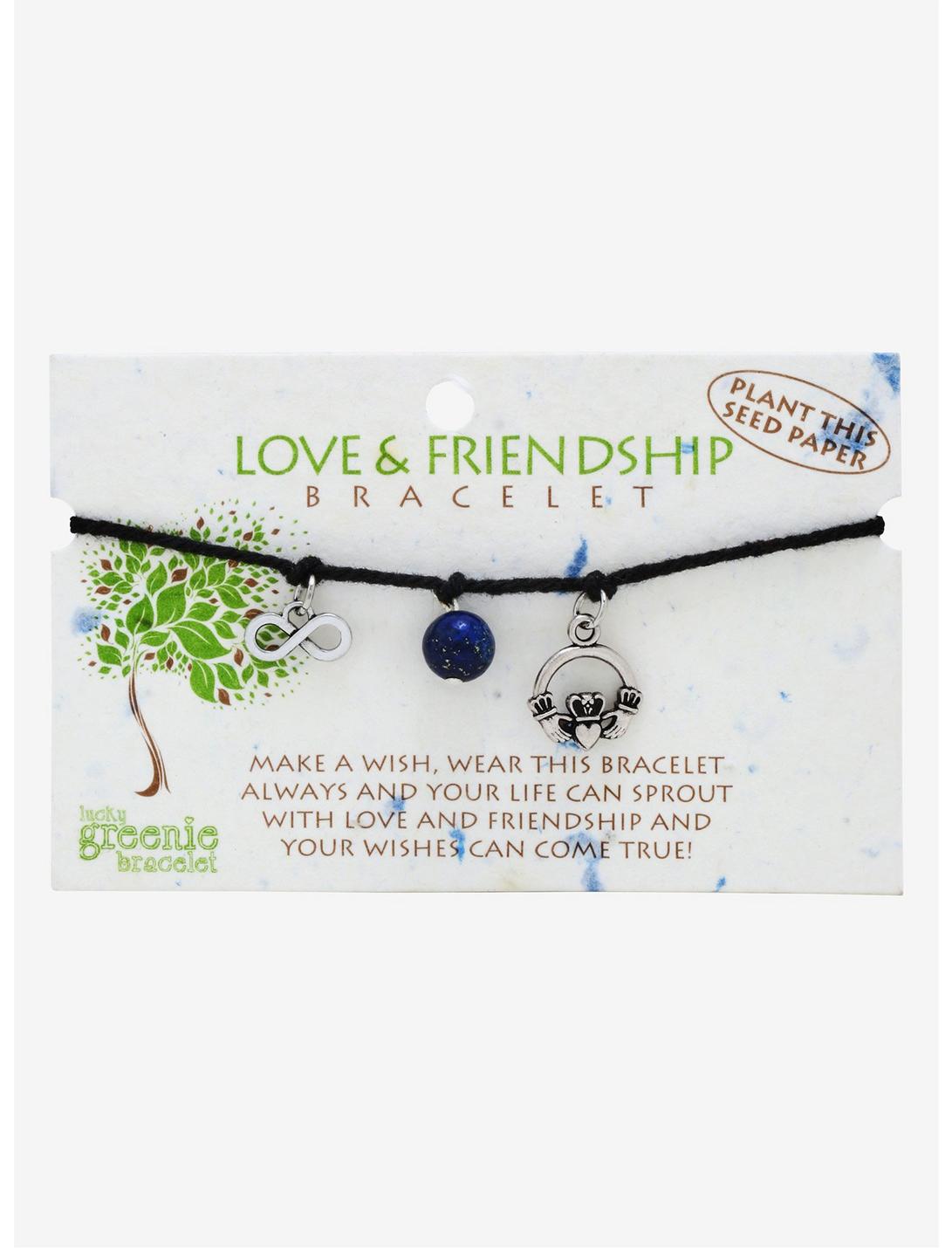 Lucky Greenie Love & Friendship Charm Bracelet, , hi-res