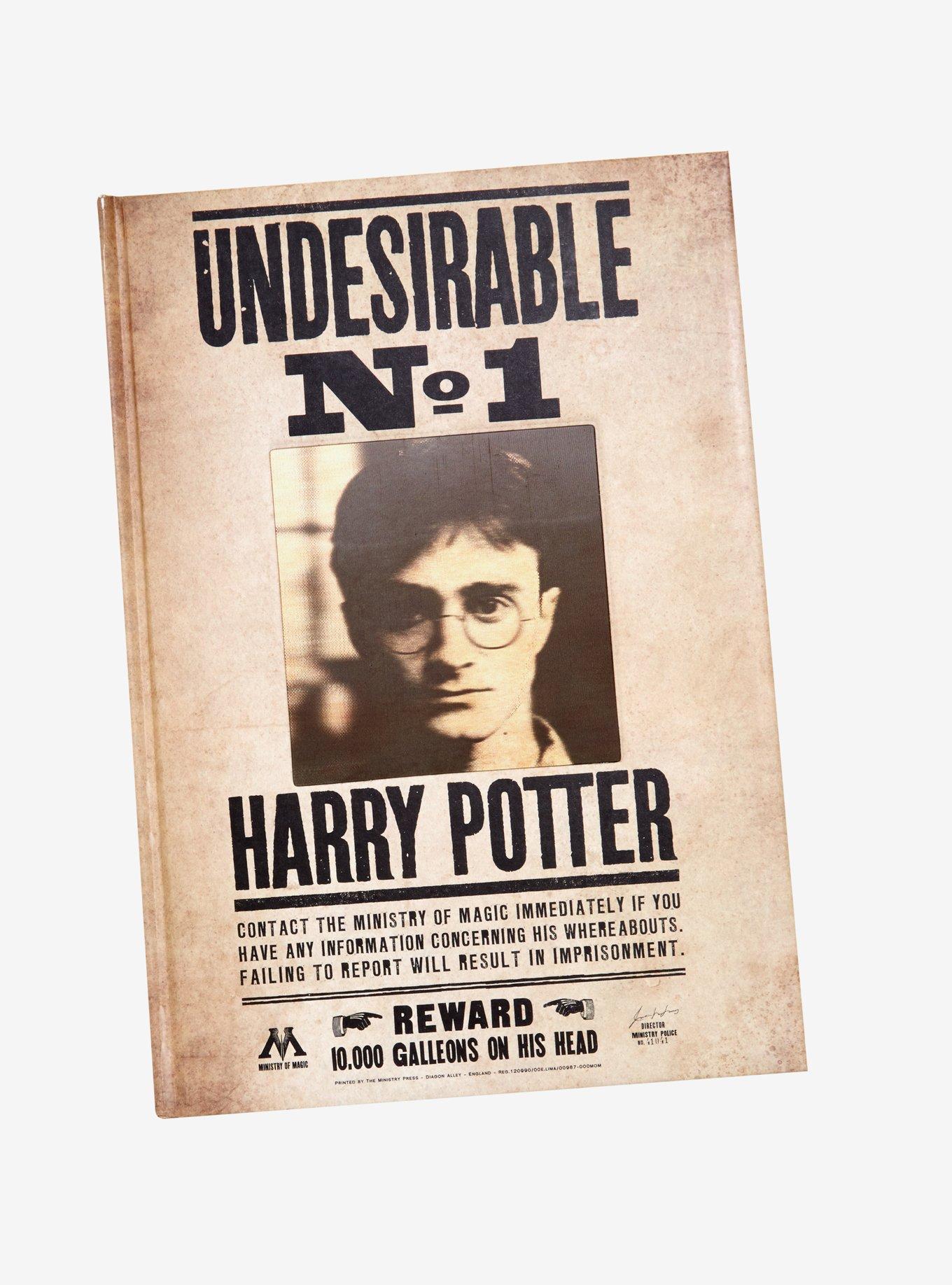 Harry Potter Undesirable No. 1 Lenticular Journal | Hot Topic