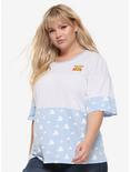 Her Universe Disney Pixar Toy Story Cloud Color-Block Oversized T-Shirt Plus Size, MULTI, hi-res