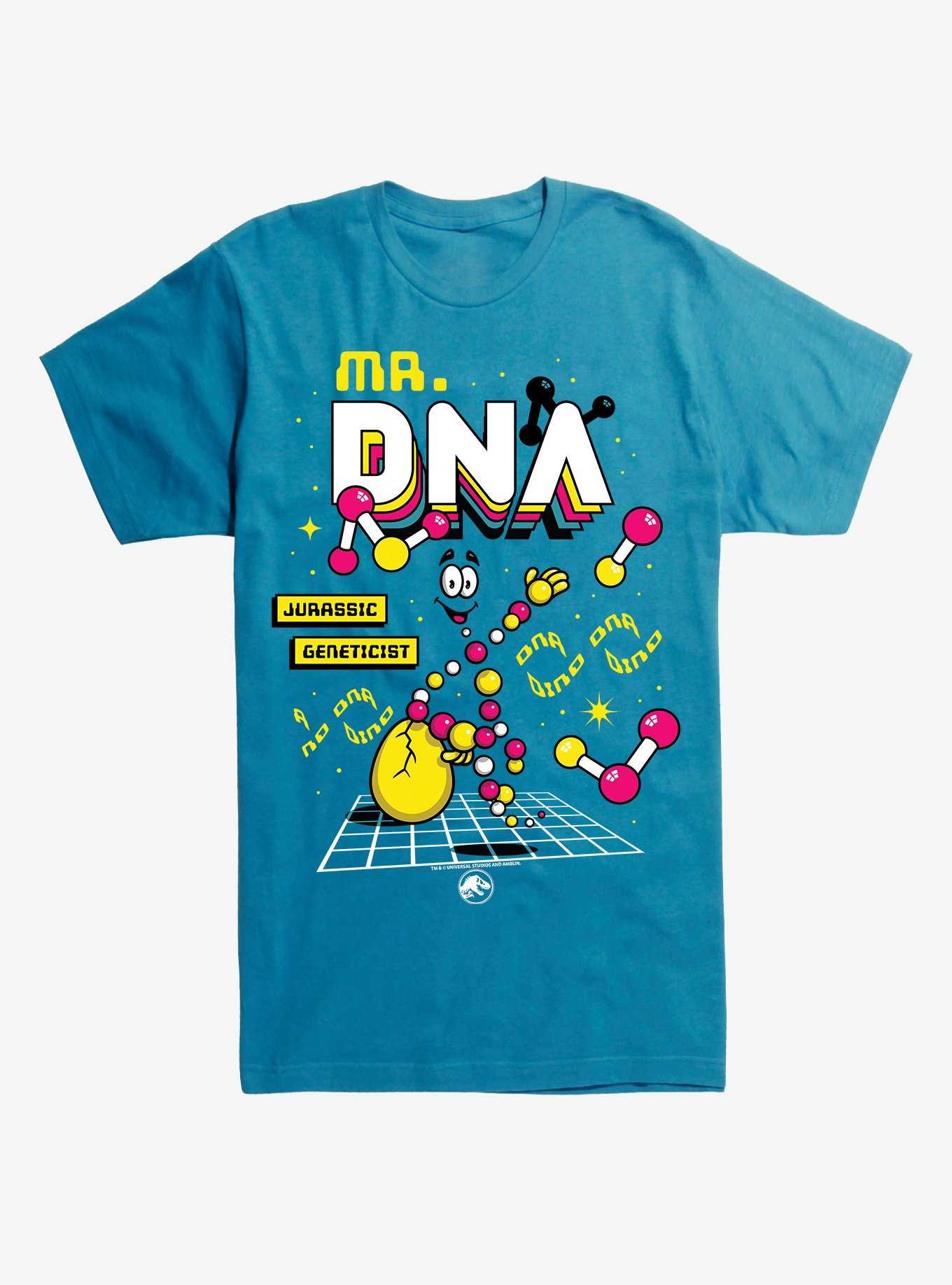 Jurassic World Mr. DNA Jurassic Geneticist T-Shirt, CARRIBEAN BLUE, hi-res
