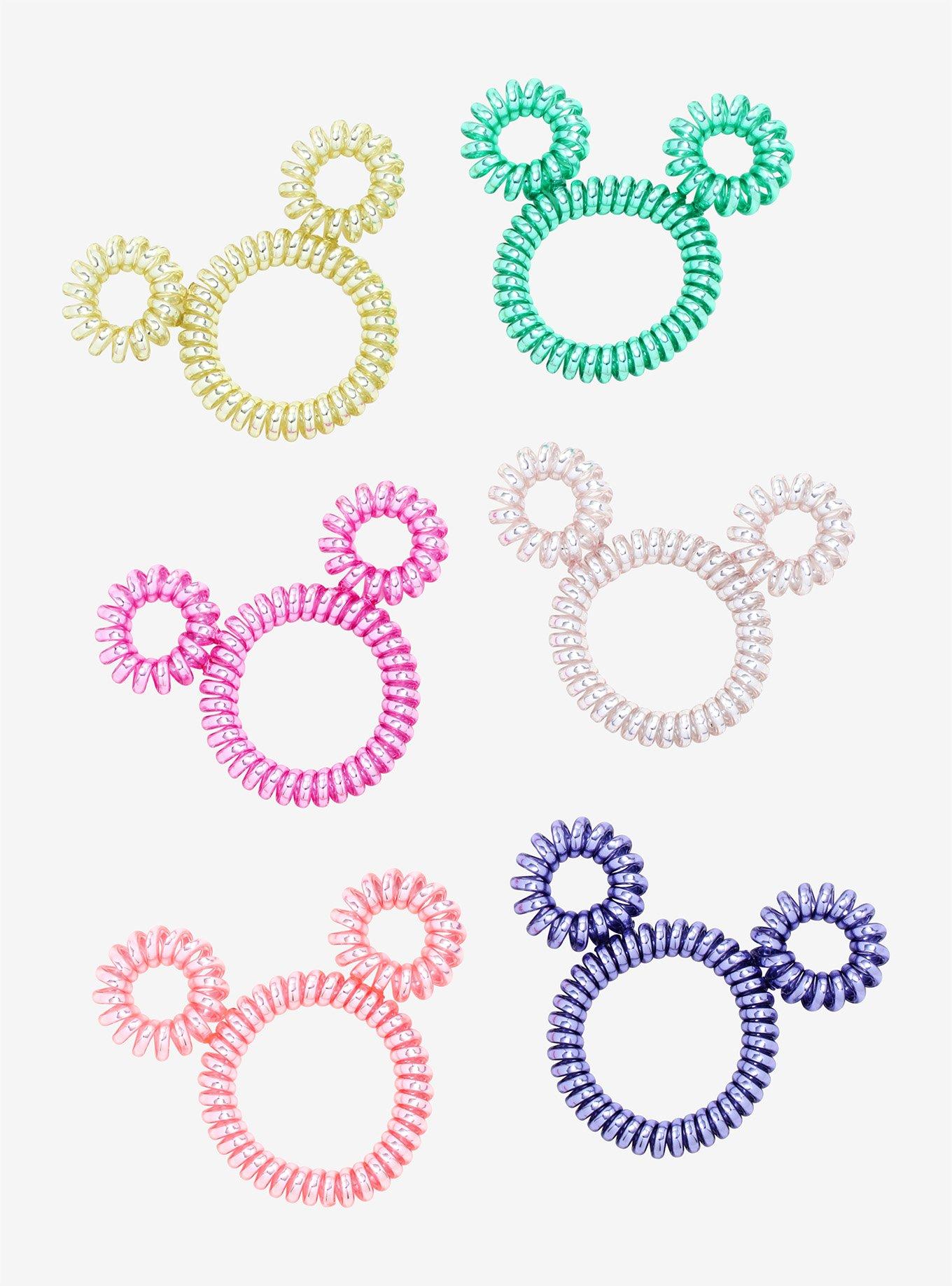 Disney Mickey Mouse Ears Coil Hair Elastic Set, , hi-res