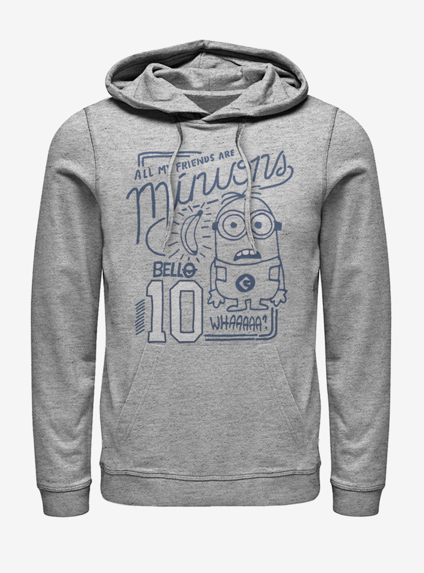 Minions Drawling Hoodie, ATH HTR, hi-res