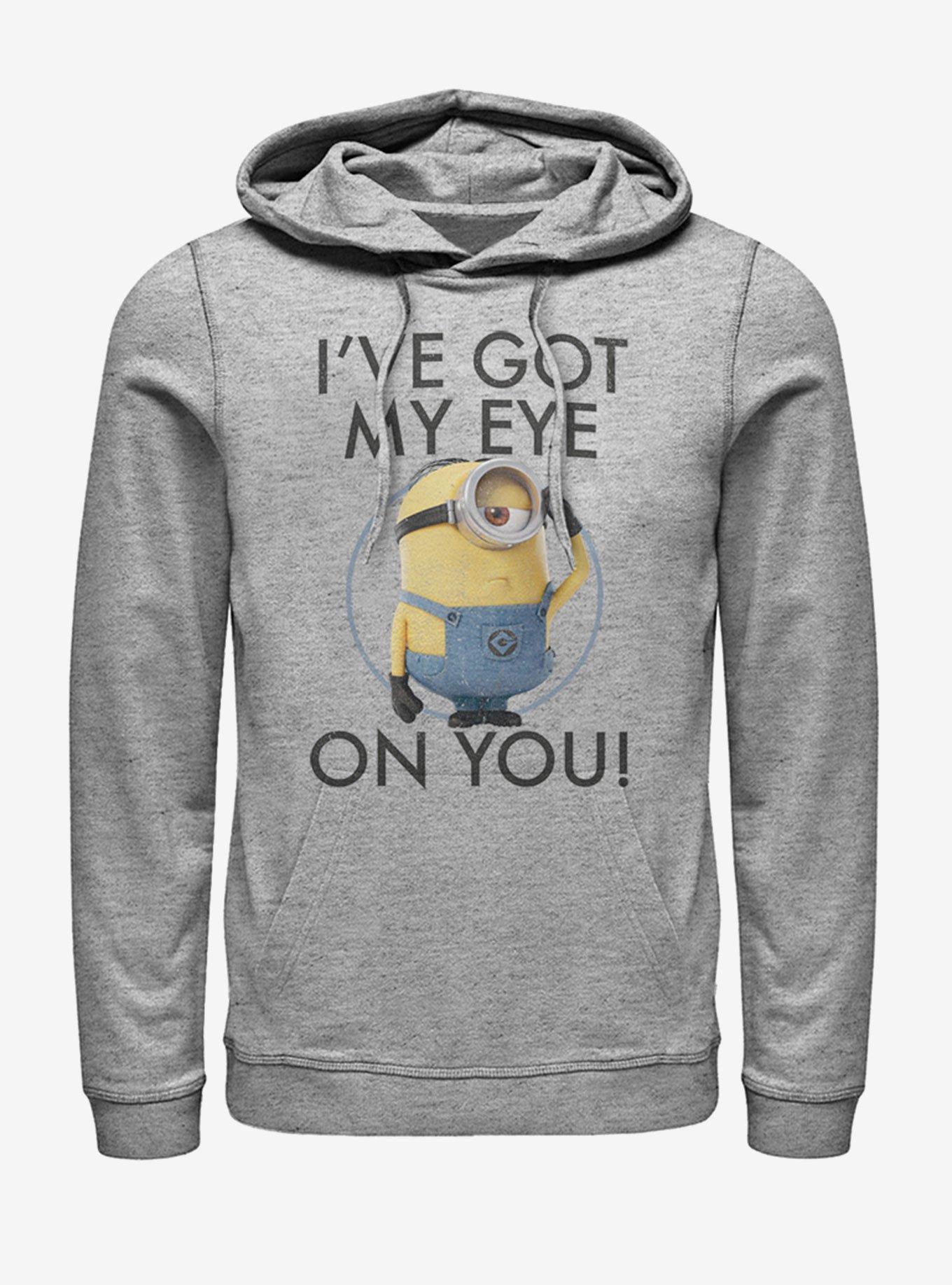 Minions Eye You 2 Hoodie, ATH HTR, hi-res