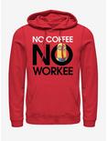Minions No Workee Hoodie, RED, hi-res