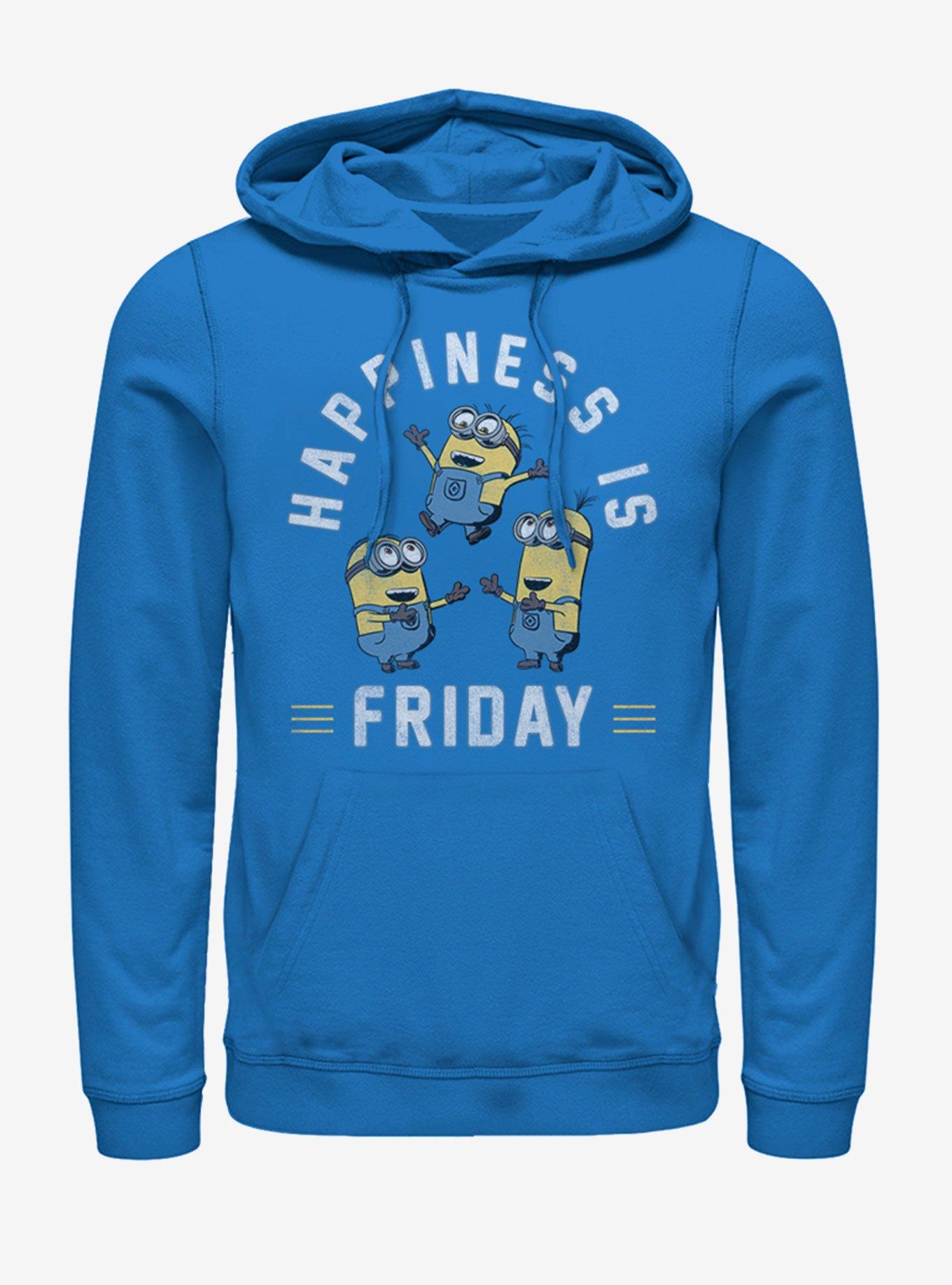 Minions Happiness is Friday Hoodie, ROYAL, hi-res
