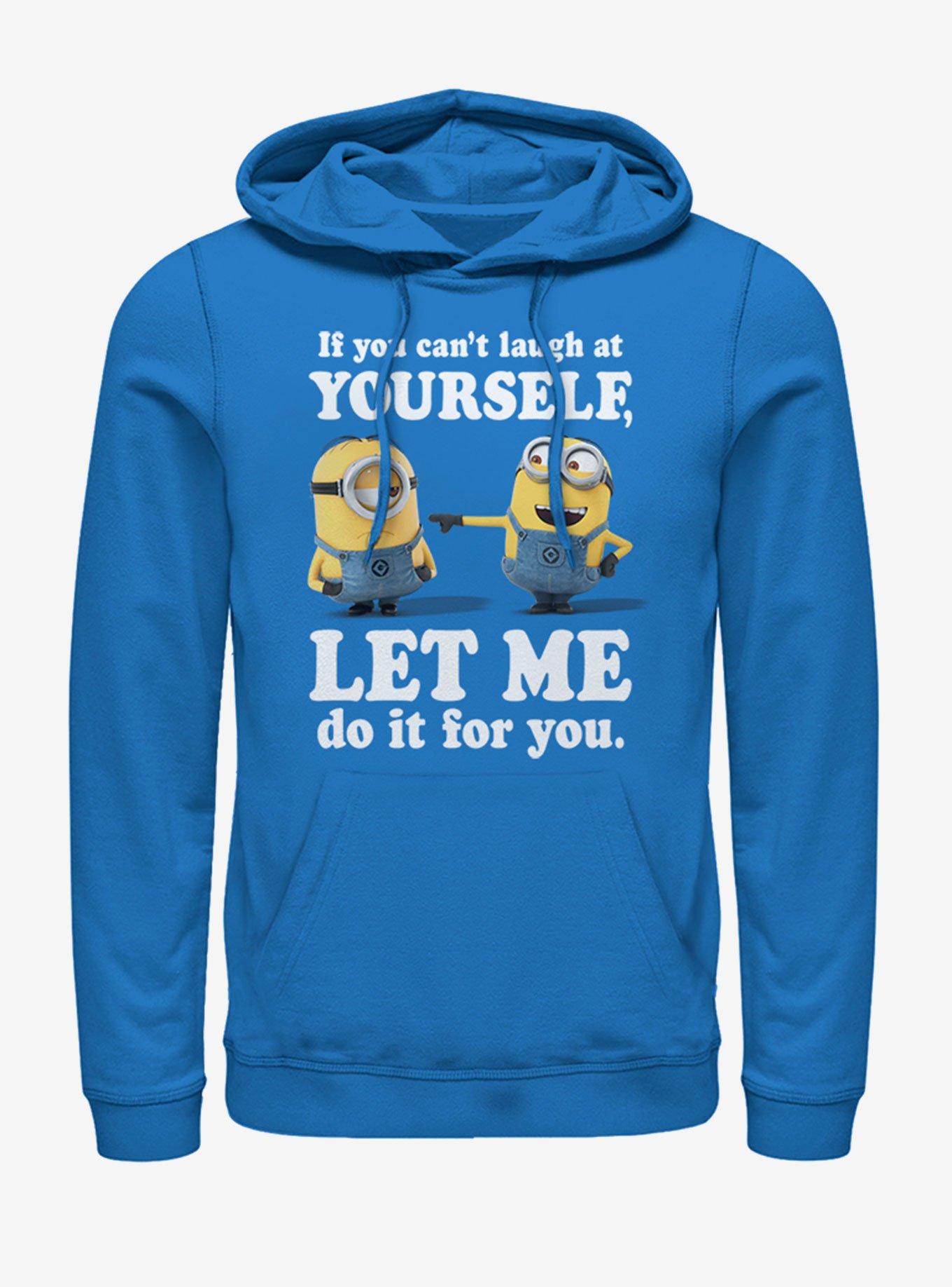 Minions Laugh At Yourself Hoodie, ROYAL, hi-res