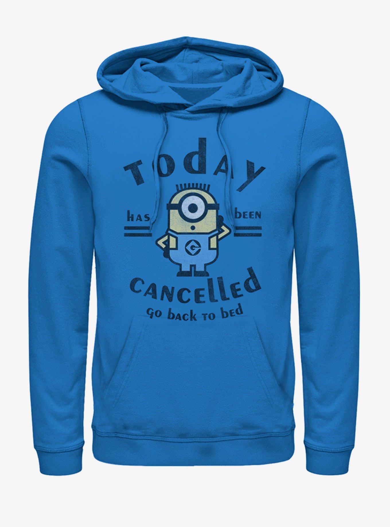 Minions Today Cancelled Hoodie, , hi-res