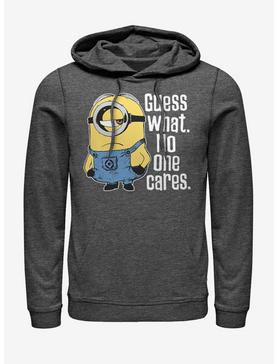 Minions No One Cares Hoodie, , hi-res