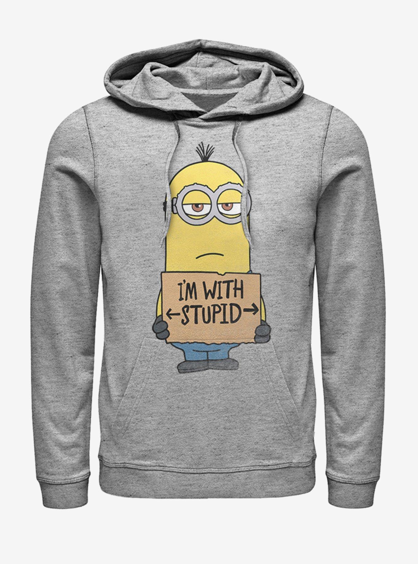 UNIVERSAL Minions Stupid Hoodie