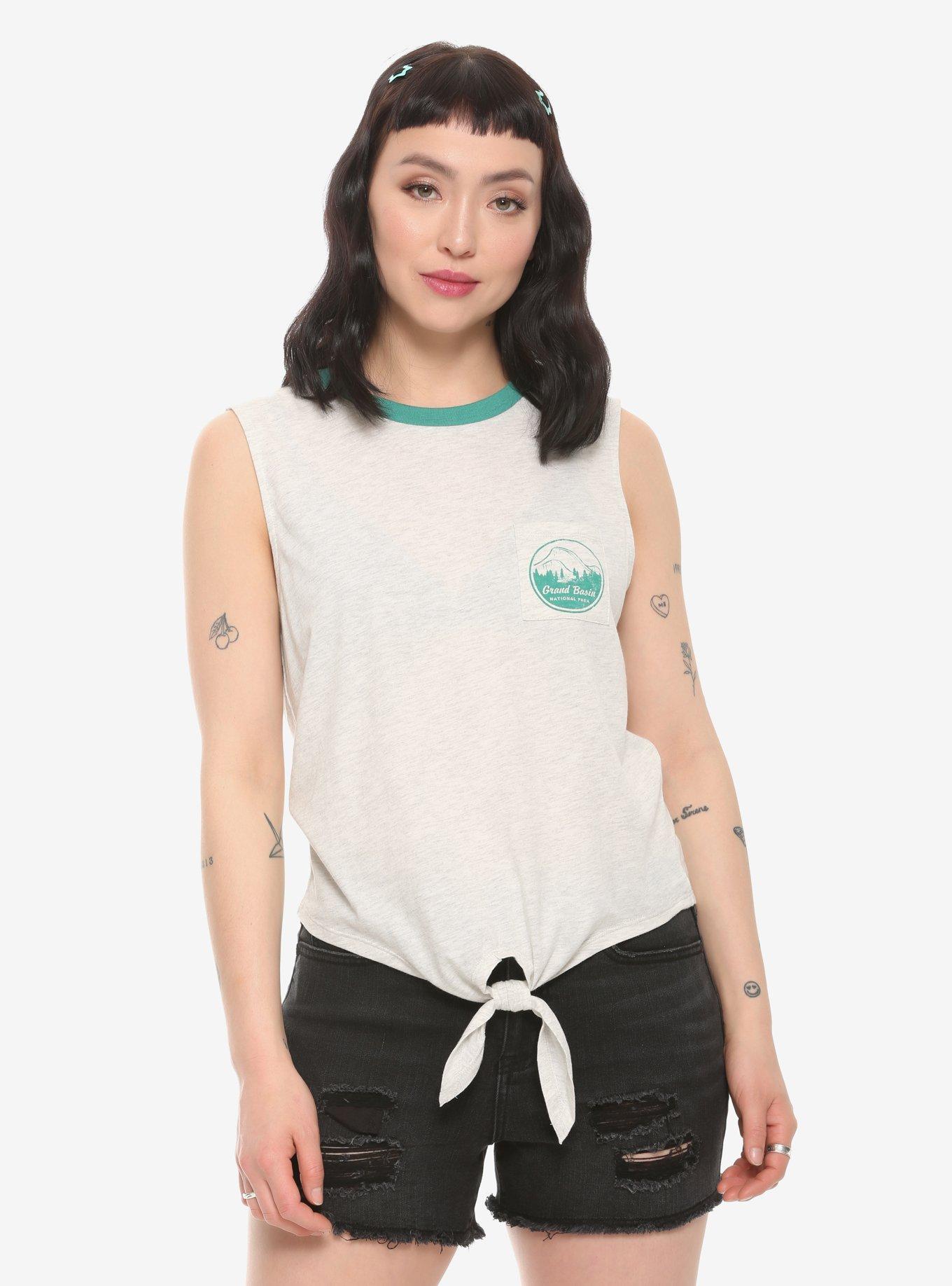 Her Universe Disney Pixar Toy Story 4 RV Park Tie-Front Girls Tank Top, MULTI, hi-res