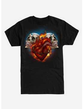 Sacred Heart Sugar Skulls T-Shirt, , hi-res