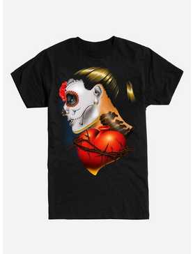 Sacred Heart Muertos Girl Version 2 T-Shirt, , hi-res