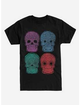 Sugar Skull Pop Art T-Shirt, , hi-res