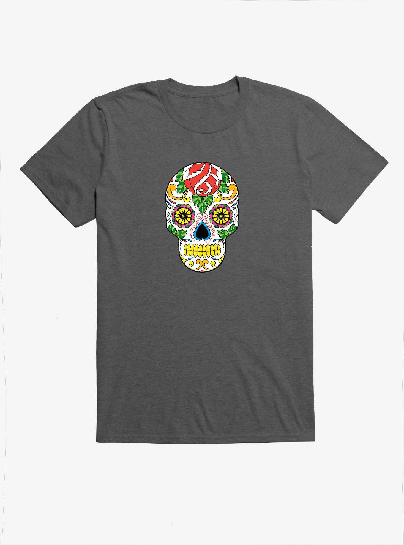 Bright Sugar Skull T-Shirt, , hi-res