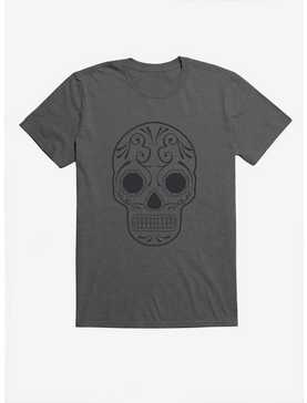Grey Sugar Skull T-Shirt, , hi-res