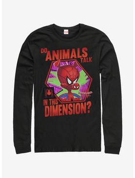 Marvel Spider-Man Animals Talk Long-Sleeve T-Shirt, , hi-res