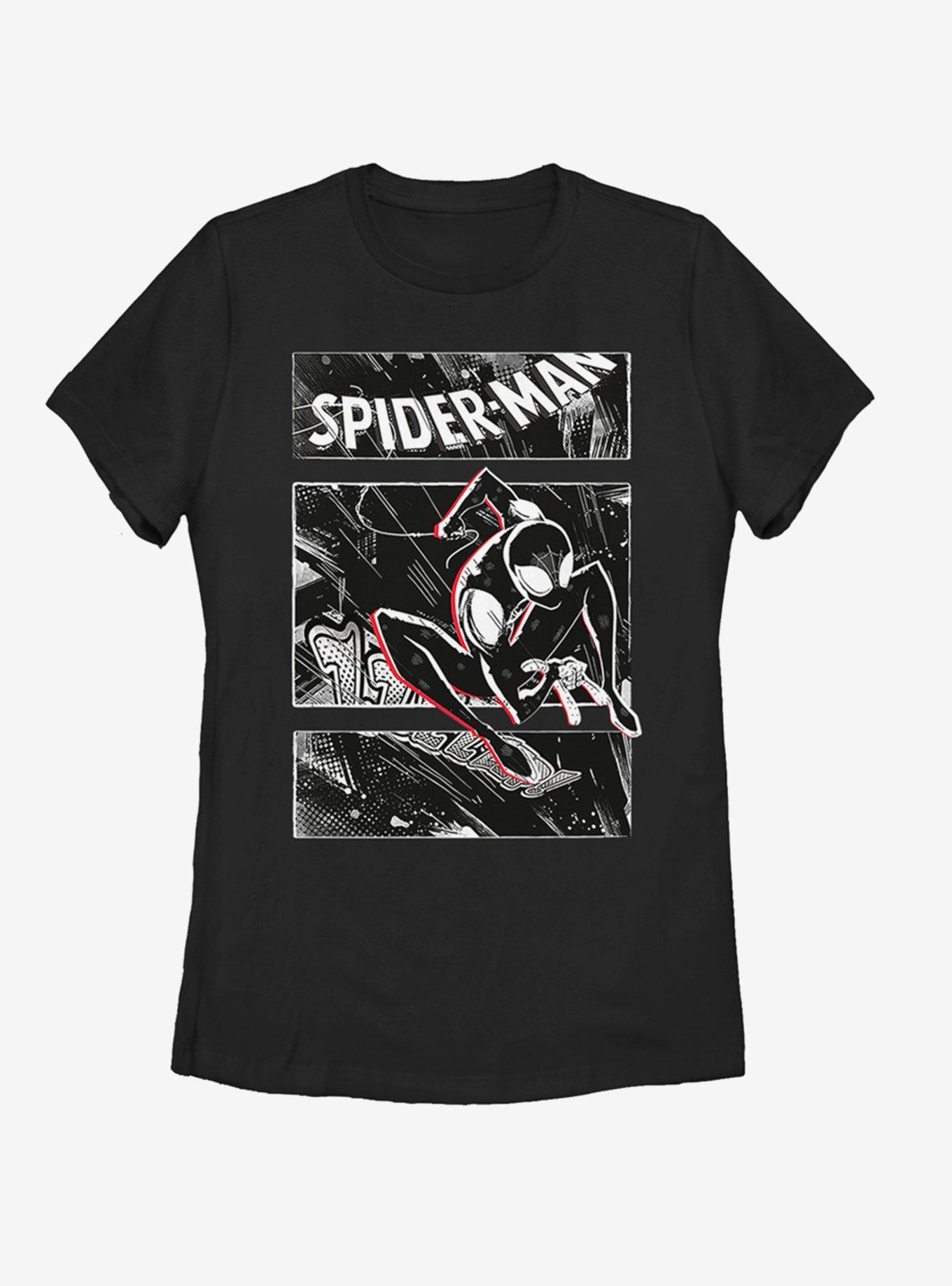 Marvel Spider-Man Street Panels Womens T-Shirt, , hi-res