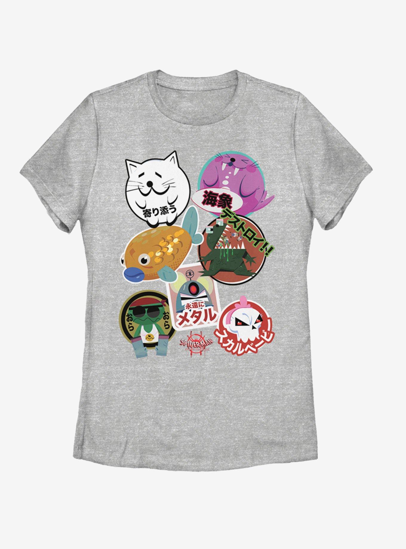 Marvel Spider-Man: Into The Spiderverse Peni Parker Womens T-Shirt, ATH HTR, hi-res