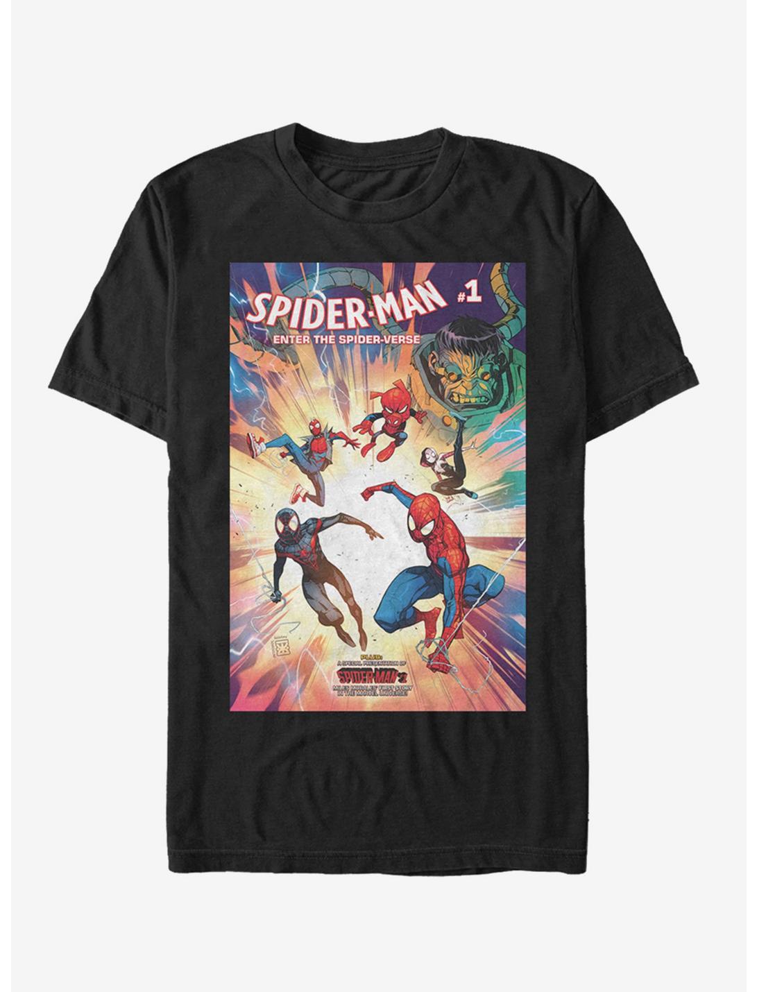 Marvel Spider-Man Spider-Verse NOV18 T-Shirt, BLACK, hi-res