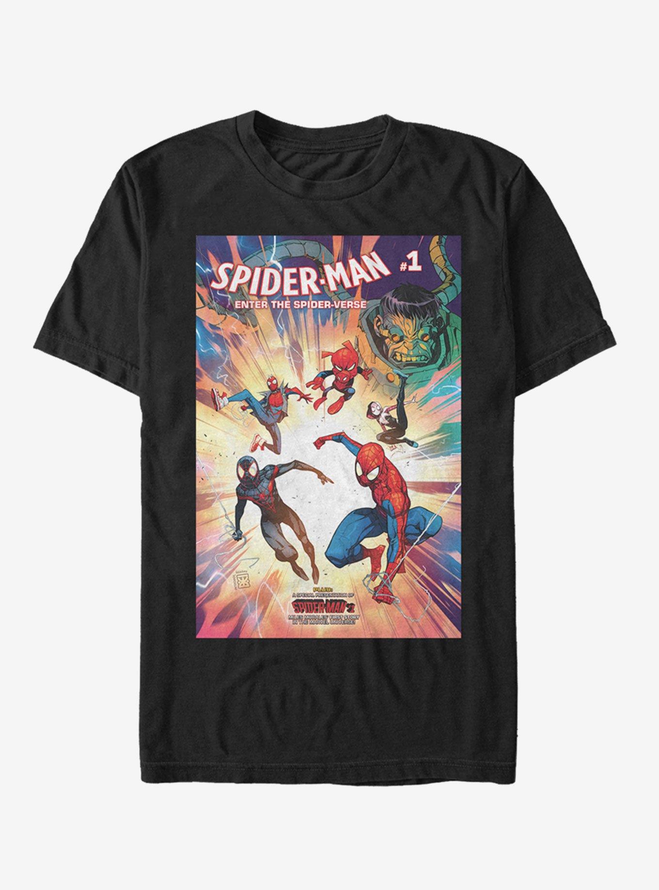 Marvel Spider-Man Spider-Verse NOV18 T-Shirt, BLACK, hi-res