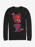 Marvel Spider-Man: Into the Spider-Verse Big Ham Long-Sleeve T-Shirt, BLACK, hi-res