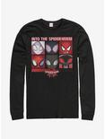 Marvel Spider-Man Six Up Long-Sleeve T-Shirt, BLACK, hi-res