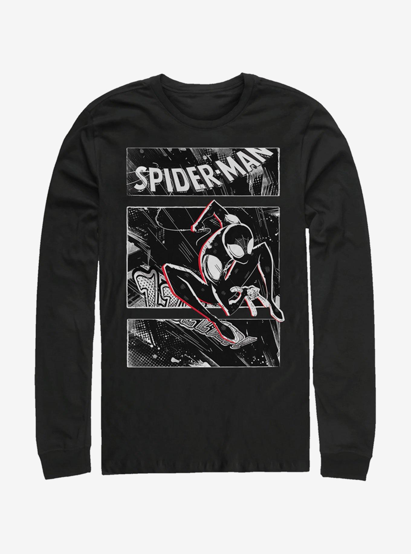 Marvel Spider-Man Street Panels Long-Sleeve T-Shirt, , hi-res